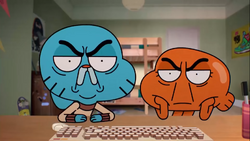 Gumball and Darwin! Original by Proton! - Hero Complex Gallery