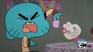 S01E27 - Gumball hating on the creepy doll