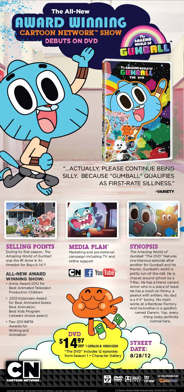 CARTOON NETWORK-AMAZING WORLD OF GUMBALL-MYSTERY V03 (DVD) (DVD