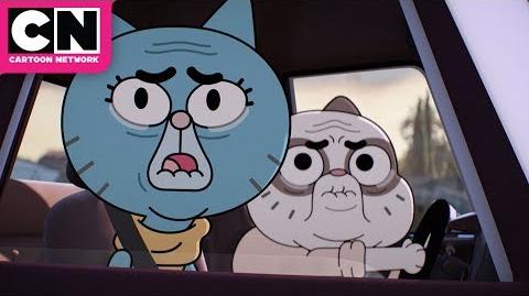 Ask AI: Write me a story where Gumball and Nicole Watterson and Gumball  begins to slowly think he is Nicole but then switches back before its too  late.