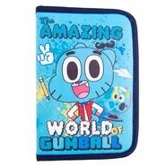 Blue school themed wallet