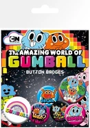 Gumball Button Badges Assorted