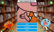 The player gets to choose between three options.
