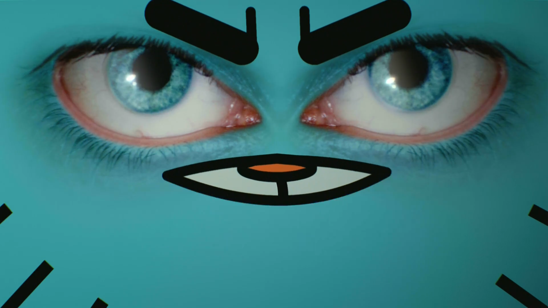 CN The Amazing World Of Gumball Darwin Gumball Portrait Spiral