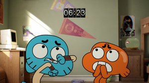 cw: slight comical gore] Drew this in light of the situation between gumballs  va and dream : r/gumball