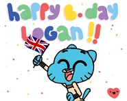 Birthday drawing to Logan Grove by Ben.
