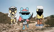 Gumball afghanistan style by mannyg86-d5l3w0v