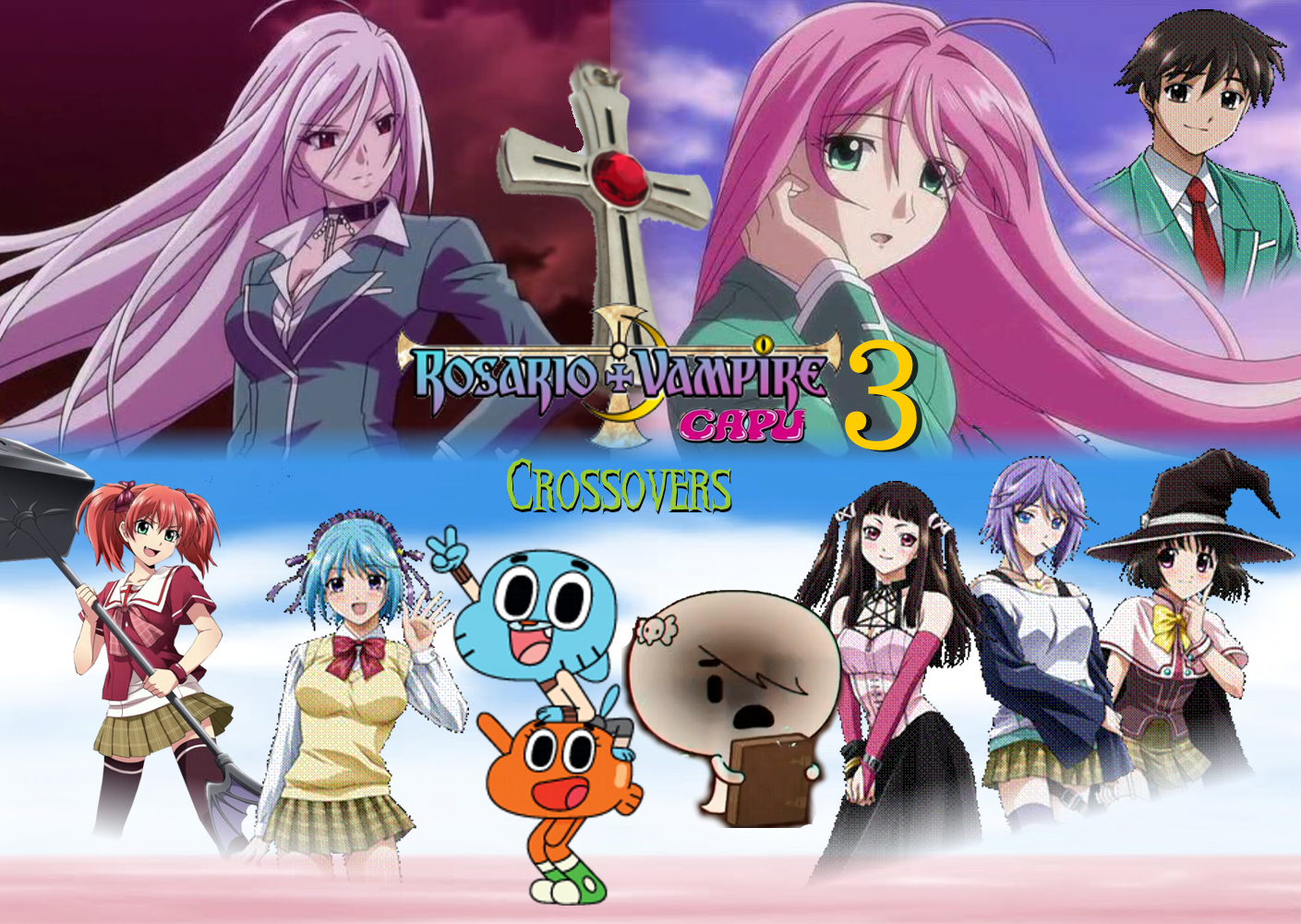 Rosario + Vampire Capu 3: Crossovers.