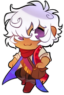 Sticker chibi transparent Asra