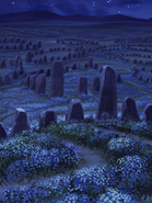 Tundra graveyard night