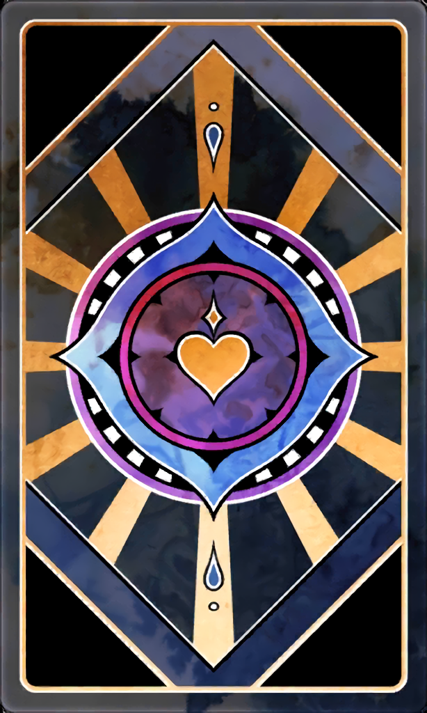 The Moon Tarot Card Gold Spiritual Fortune Telling Digital Art by