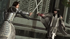 Lorenzo de' Medici confronta a Francesco de' Pazzi.