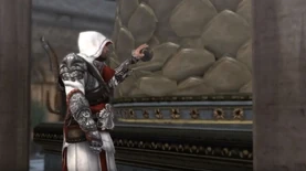 Ezio recuperando el Fruto.
