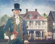 Philippe frente a su casa