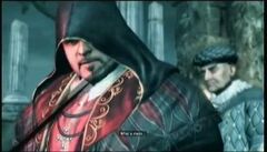 Rodrigo Borgia después de matar a Jacopo de' Pazzi.