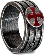 Anillo de caballero templario hotsell
