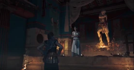 "Niña de la montaña, el Culto de Kosmos tiene infinidad de espías. Te van a matar".