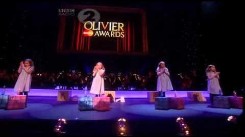 MATILDA THE MUSICAL (West End) - "Naughty" LIVE @ 2012 Olivier Awards