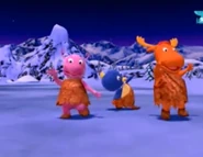 Watch out, The ice it's slippery