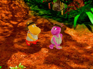 The Backyardigans Quest for the Flying Rock 9 Uniqua Tasha