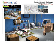 Concept art with photo comparisons