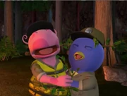 Uniqua and Pablo screaming