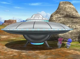 The Backyardigans Zorbidorian Spaceship in "Ranch Hands from Outer Space"