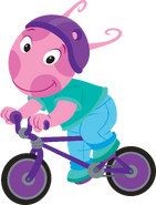 The Backyardigans Sport-Tacular Uniqua on Bicycle