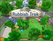 "Rubbish Trek" title card on Nick Jr.