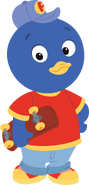 The Backyardigans Sport-Tacular Pablo Holding Skateboard