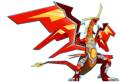 Ultimatrix Dragonoid disguise as Iron Dragonoid