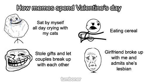 valentines day alone tumblr
