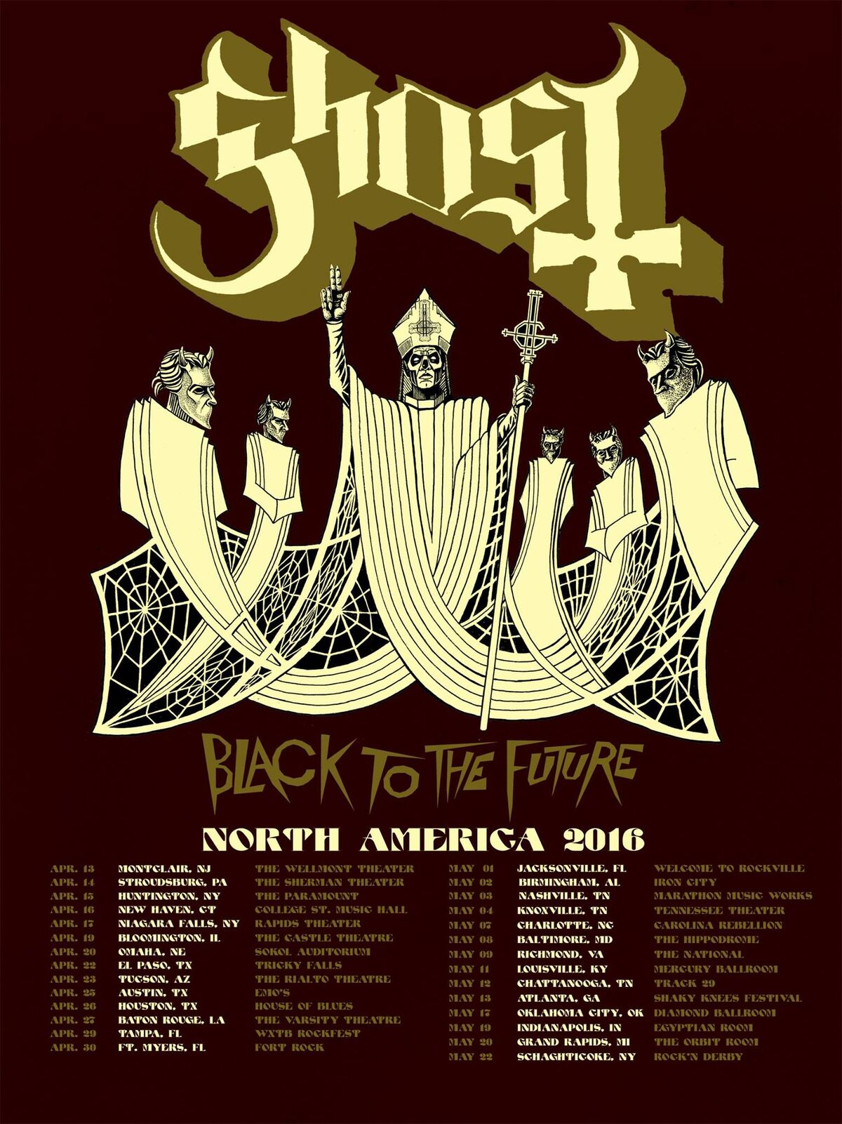 PRE-SALE CODE - GHOST World Tour 2025 – Knotfest