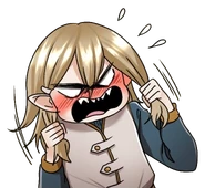 Feyrith is embarassed.[11]