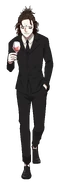 Gideon in a suit.