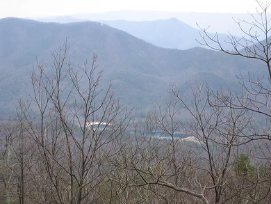 Looking west from Beard's Mountain trail