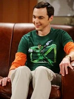 Sheldon en su asiento.
