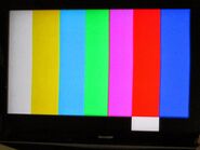 My favorite channel, the emergency alert system. Which is pretty much color bars and this dull drone.