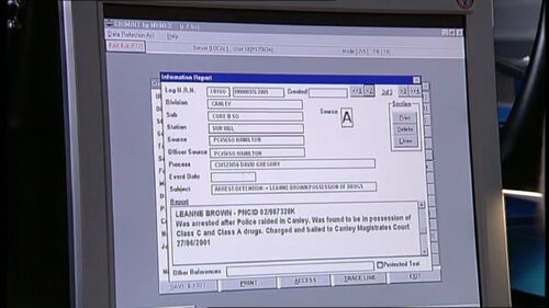 CRIMINT Database (The Bill)