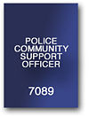 This is the epaulette of a Police Community Support Officer (P.C.S.O.)