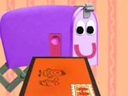 Blue's Clues Mailbox Holding a Letter