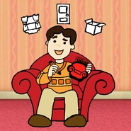 "We have all three clues! Let's think. What could Blue want to build?"