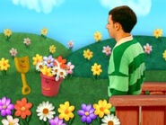 Blue's Clues Pail and Shovel with Flowers