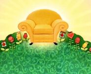 Golden Thinking Chair
