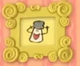Mr. Salt making a happy face