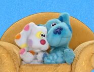 Sprinkles hugging his sister.