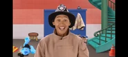 Josh in a firefighter uniform