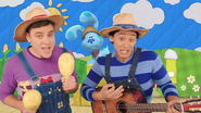 Joe and Josh wears A Farmer costume