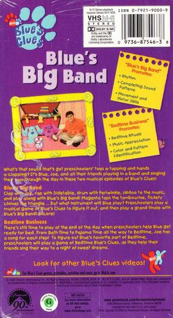 Blue's Big Band (home media) | Blue's Clues Wiki | Fandom