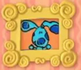 Blue (in yellow frame)